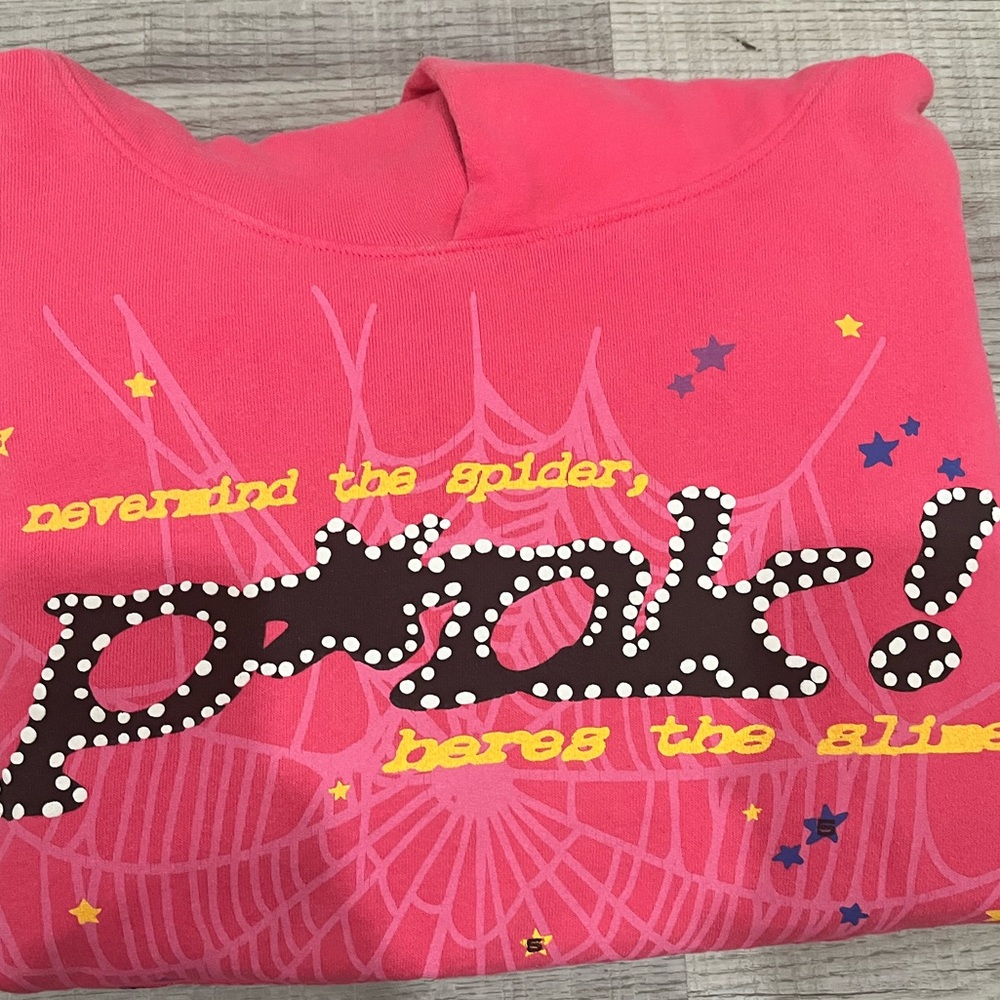 Pink P*nk! Sp5der Hoodie